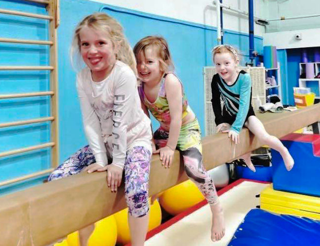 Party gymnastics at Axminster Gymnastics